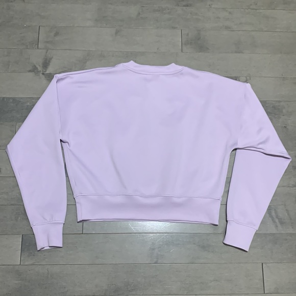 Ivy Park Embossed Logo Cropped Sweatshirt - Lilac - X-Small - Picture 8 of 9